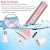 4 In 1 Women Electric Shaver Painless Rechargeable Hair Remover Eyebrow Nose Hair Cordless Trimmer Set